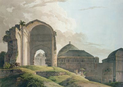 The Ruins of the Palace at Madurai, 1798 by Thomas und William Daniell